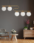 Lampa Sufitowa Wisząca Gold APP1599-5CP  6