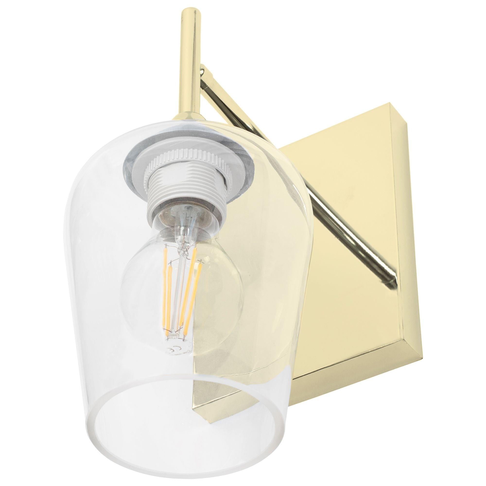 LAMPA ŚCIENNA KINKIET APP1232-1W  Złota  6