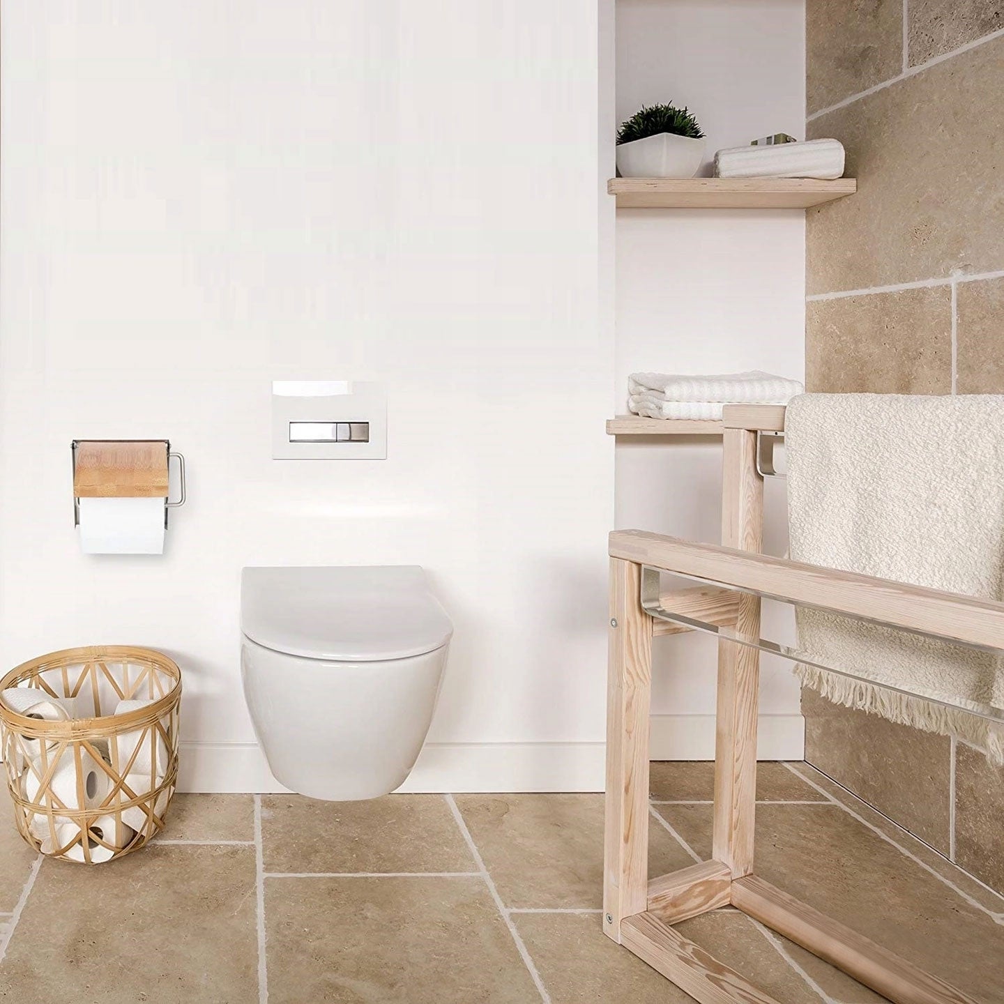 Wieszak Na Papier Bambusowy 390227 Bamboo  3
