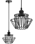 Lampa Sufitowa Wisząca APP941-1CP Set 36cm Czarna  1