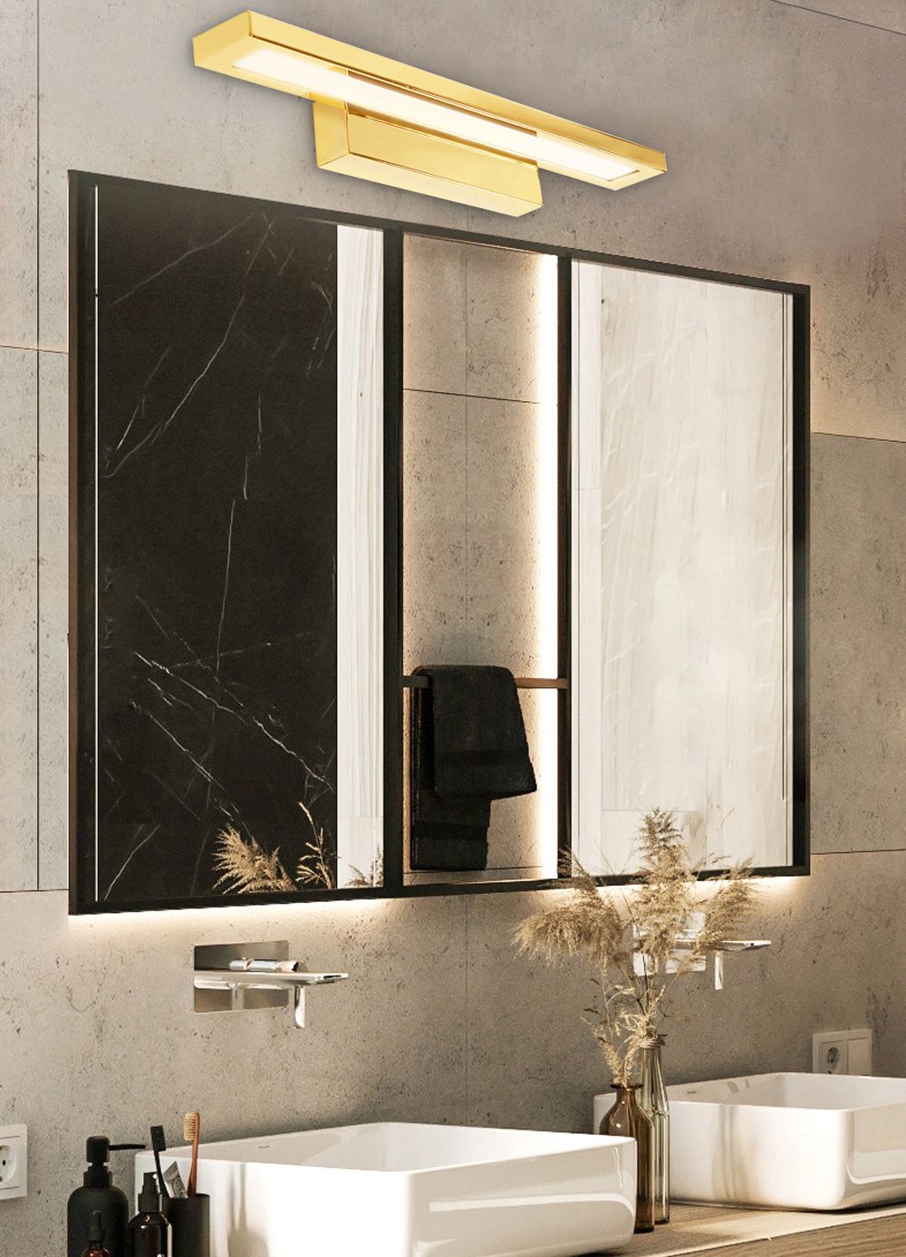 Kinkiet LED Gold 80cm APP838-1W