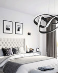 Lampa sufitowa nowoczesna LED + PILOT EVE APP820-CP Czarna