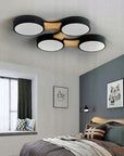 LAMPA SUFITOWA APP527-4C Czarna
