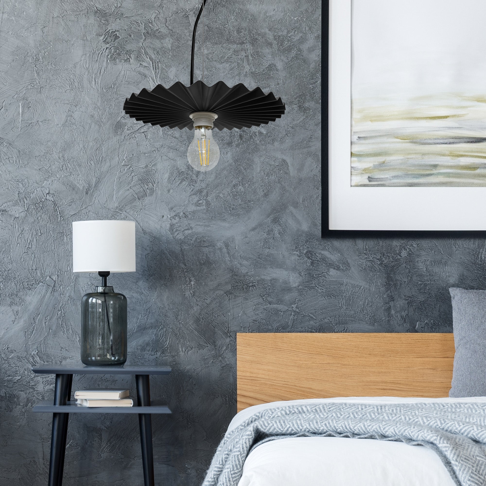 LAMPA SUFITOWA WISZĄCA APP1452-1CP Czarny  7