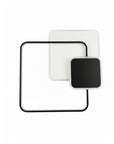 Lampa sufitowa APP1712-C plafon LED Czarna + pilot  4