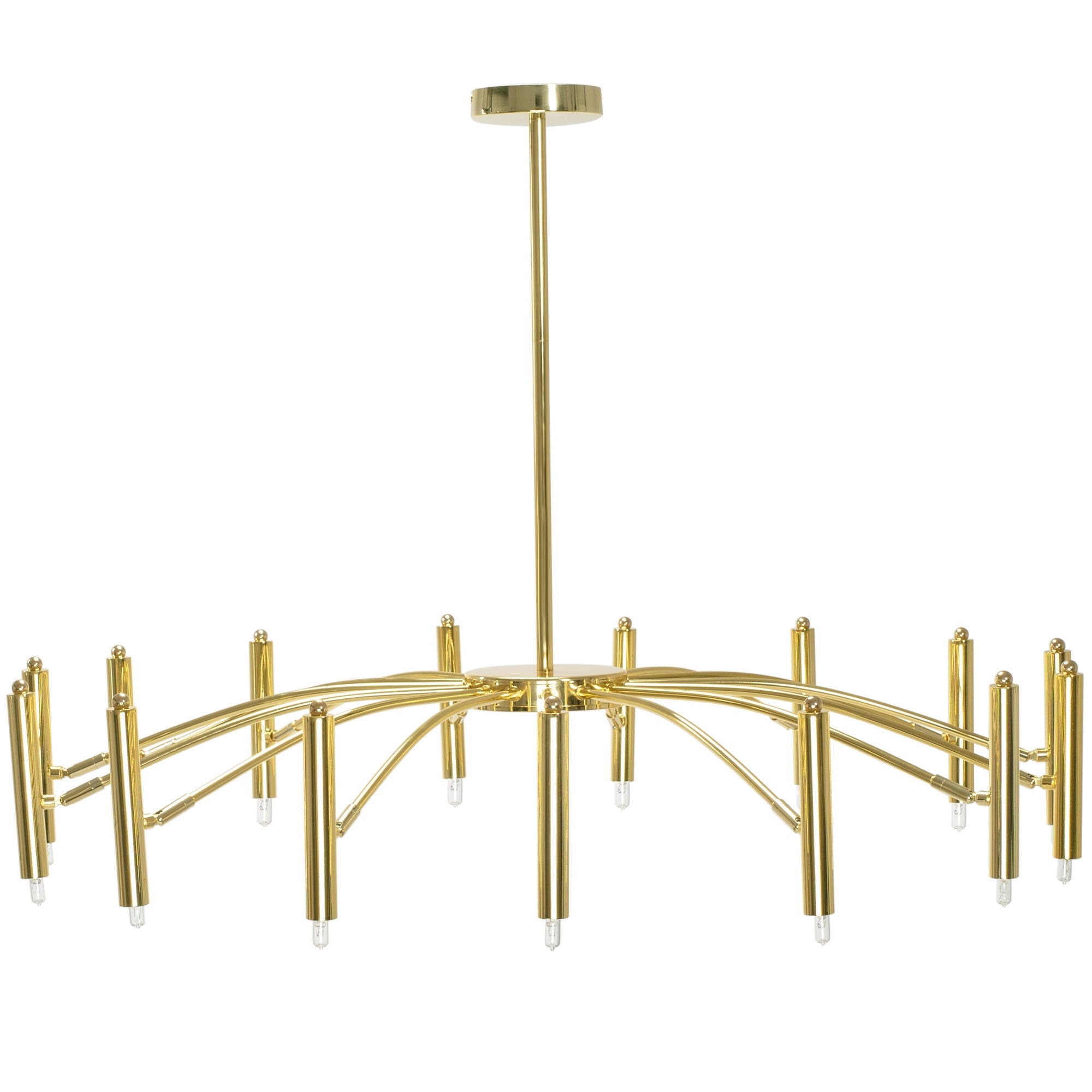 Lampa Sufitowa APP1197-15CP Złota  1