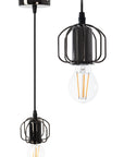 Lampa sufitowa wisząca w stylu loft  APP595-1CP Czarna  1