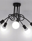 Lampa Paradise 5 392252 Czarna
