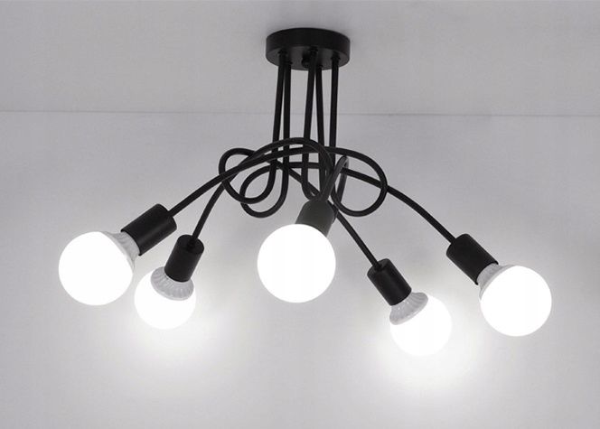 Lampa Paradise 5 392252 Czarna