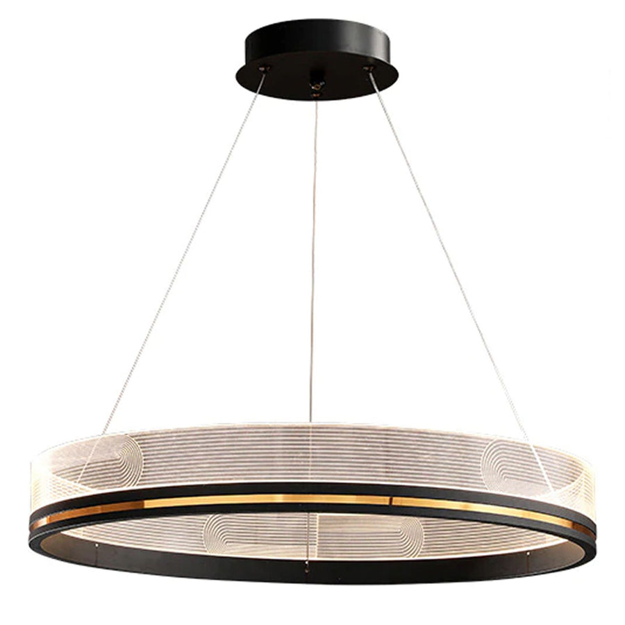 Lampa Wisząca LED APP1192-CP Czarno Złota