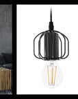 Lampa sufitowa wisząca w stylu loft  APP595-1CP Czarna  7