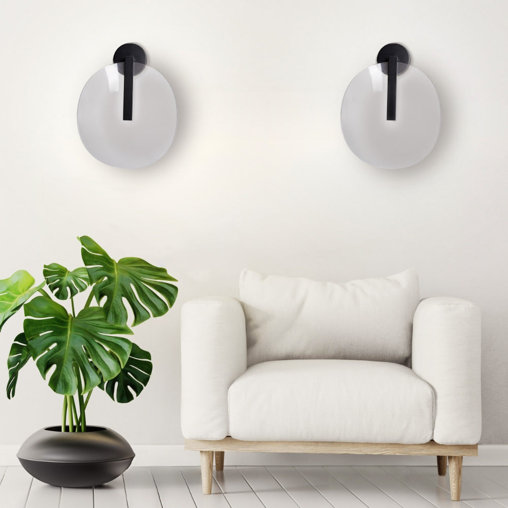 LAMPA ŚCIENNA KINKIET APP1313-W Czarna  7