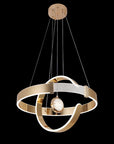 Lampa Sufitowa Wisząca Led Lhj060-cp Złota  6