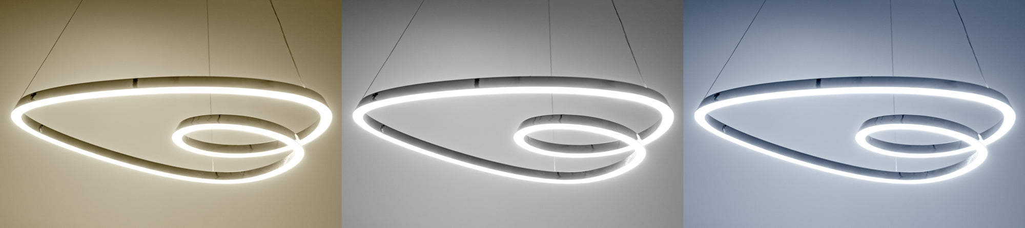 Lampa Sufitowa Wisząca Loop LED + Pilot APP798-cp Chrom  5