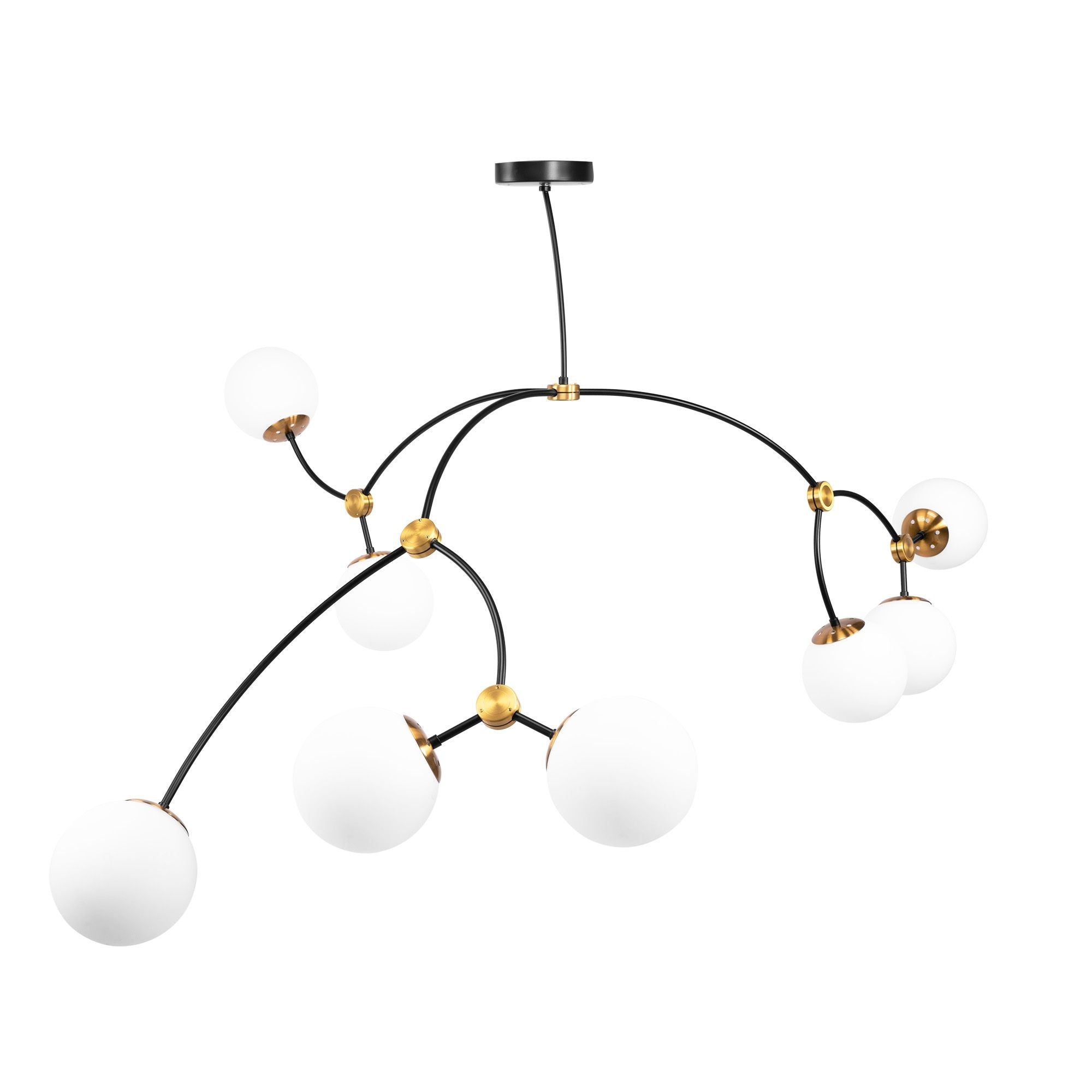 Lampa Wisząca Sufitowa Czarny Mat APP1673-8CP  10