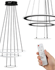 Lampa Wisząca Led G040-3cp Czarna  1