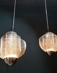 Lampa Sufitowa Wisząca Ażurowa APP888-CP Różowe Złoto