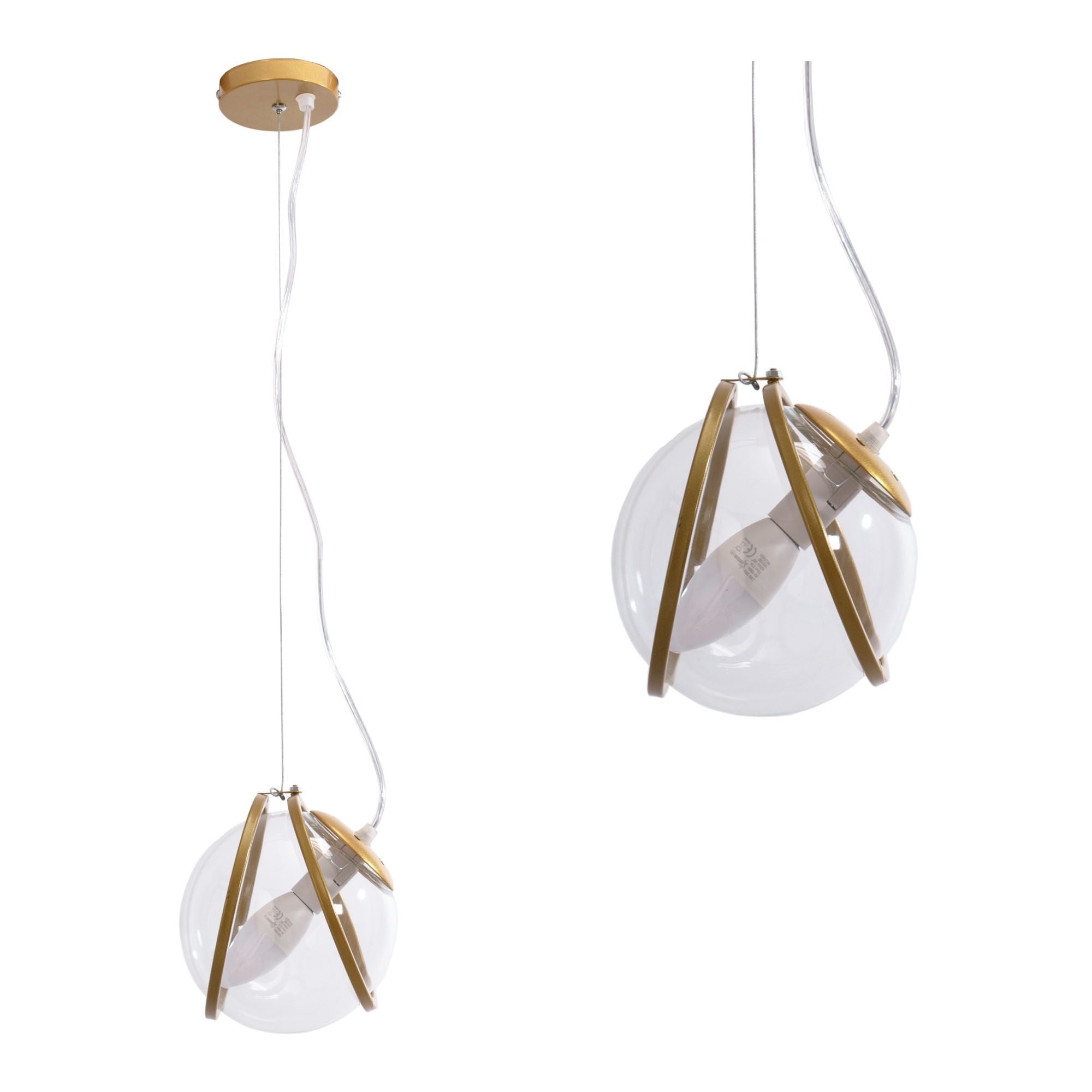 Lampa wisząca APP1089-1CP Złota  8