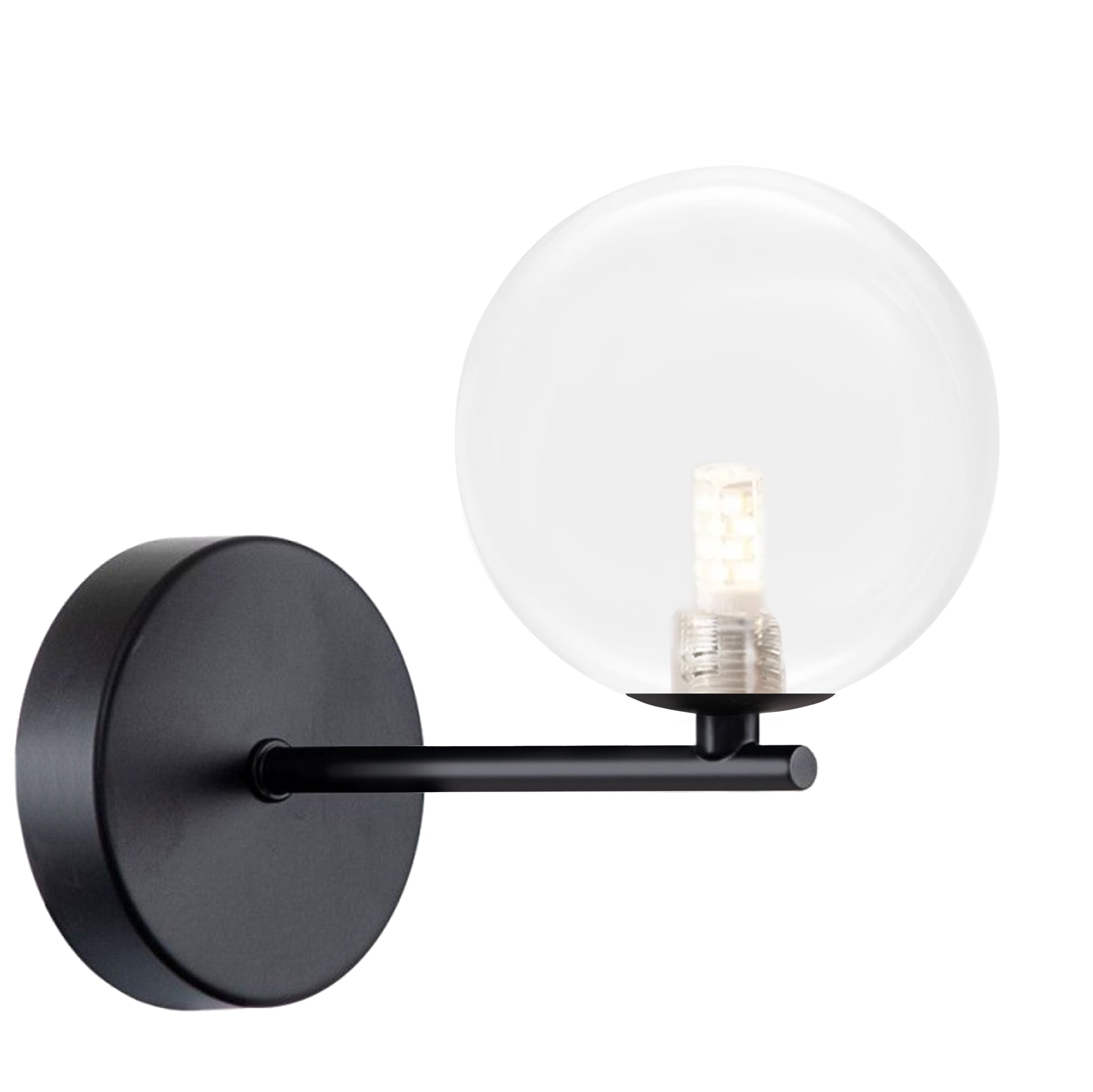 LAMPA ŚCIENNA KINKIET APP1160-1W  Czarny  1
