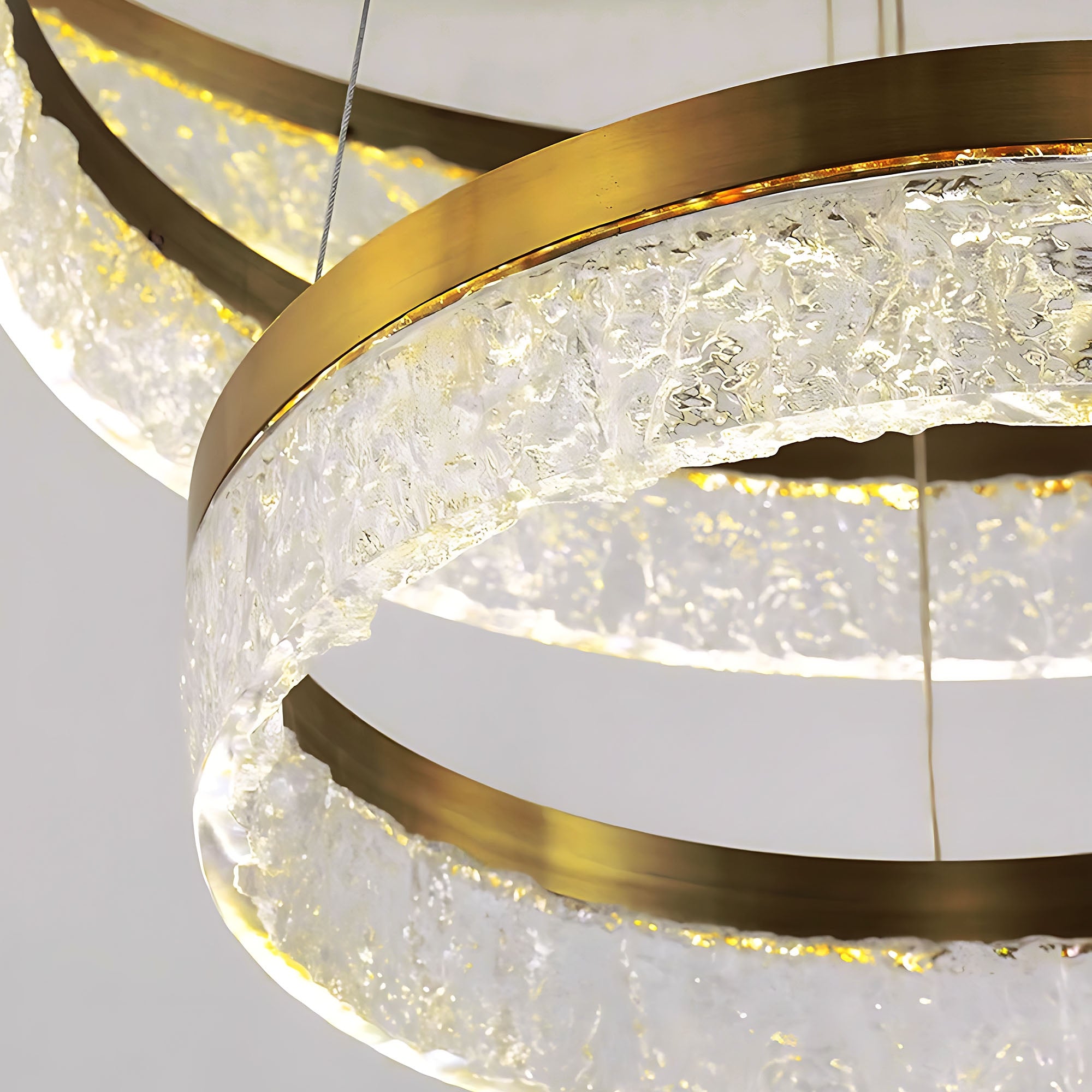 Lampa Wisząca Led Lhj049-cp2 Złota  6