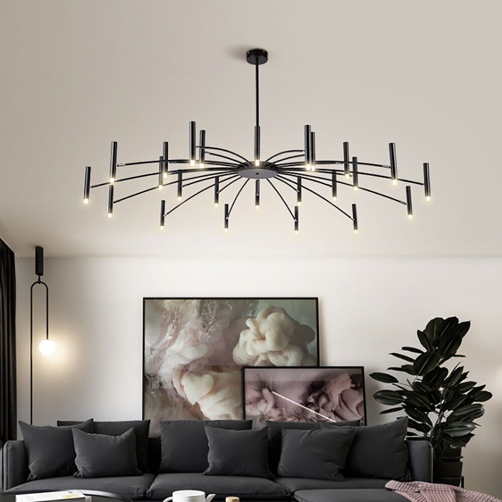 Lampa Sufitowa APP1196-15CP Czarna