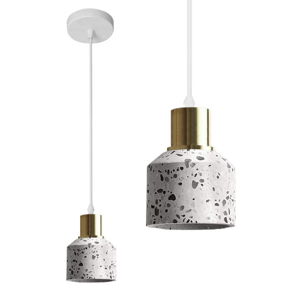 Lampa Sufitowa Wisząca Betonowa Lastri APP931-1CP Biała  1