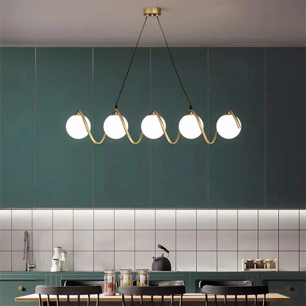 Lampa Sufitowa Wisząca Gold APP1780-5CP  7