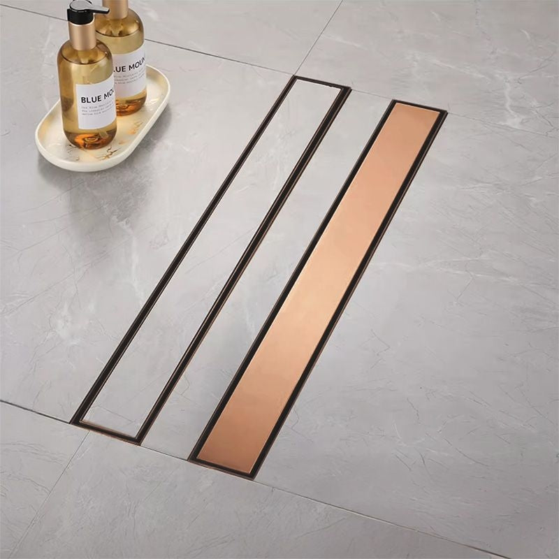 Odpływ Liniowy Rea Neox Brush Copper 70  9