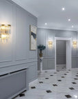 Lampa kryształowa kinkiet APP1535-1W Złota  6