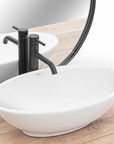 Zestaw Pamela white + bateria wysoka Lungo black+ korek uniwersalny czarny matowy