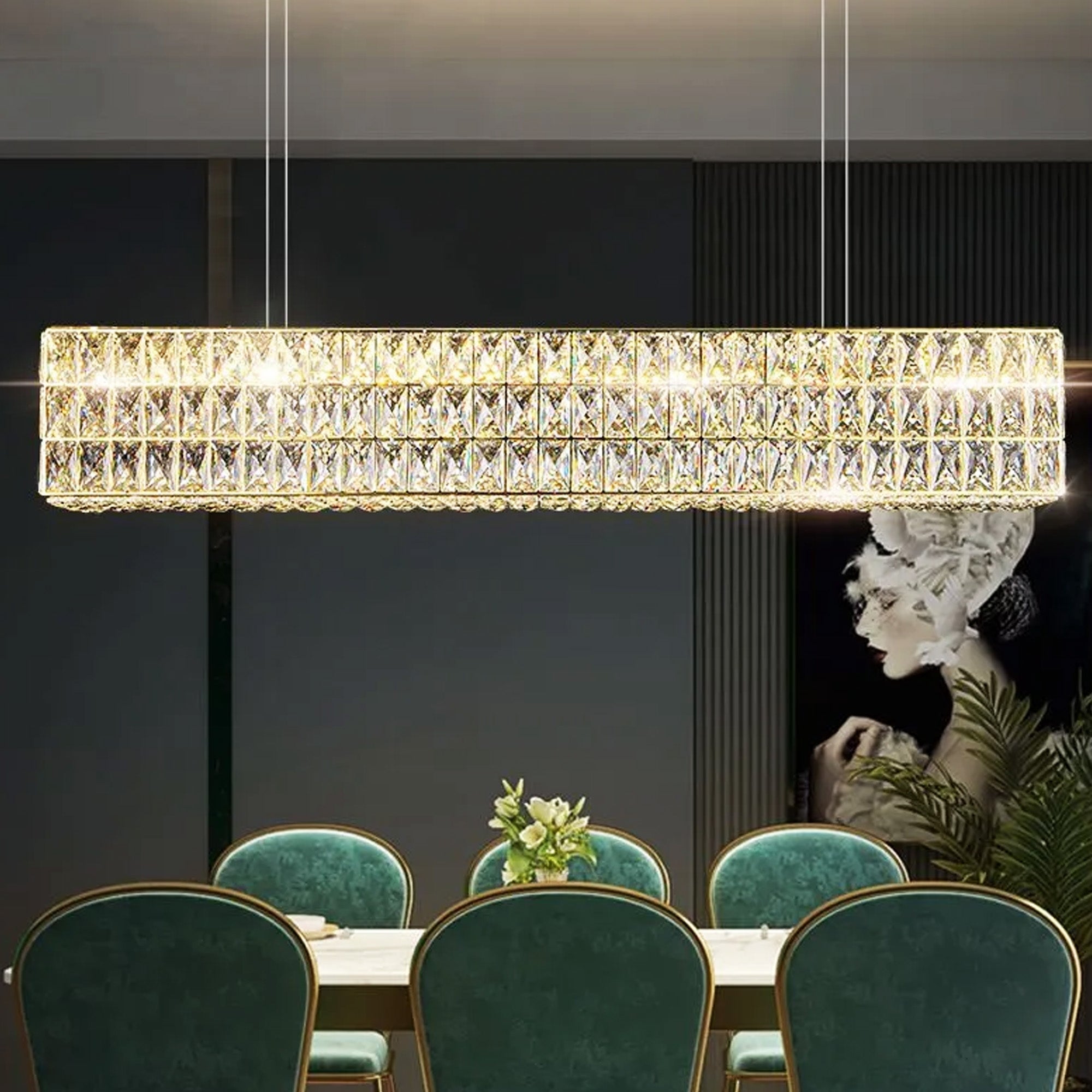 Lampa Sufitowa Wisząca Led App1566-cp Gold  5