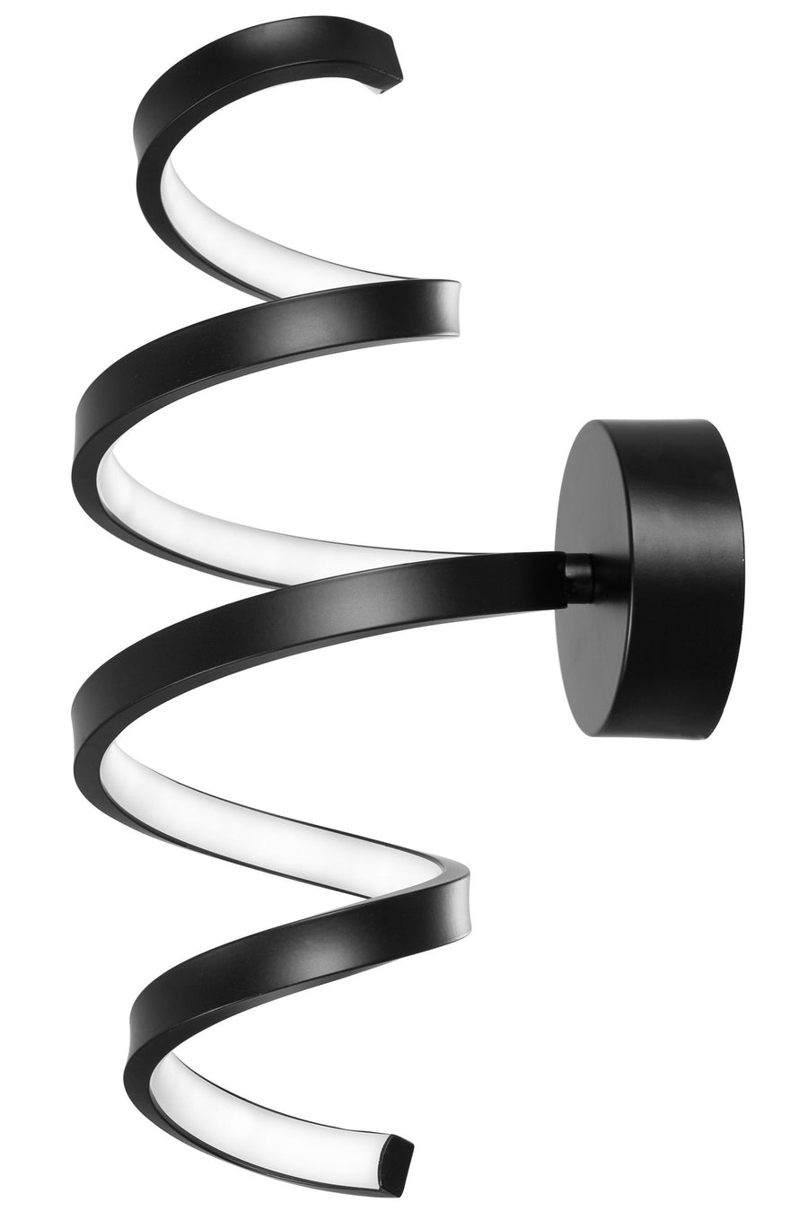 LAMPA ŚCIENNA KINKIET LED SPRING APP826-W Czarny MAT