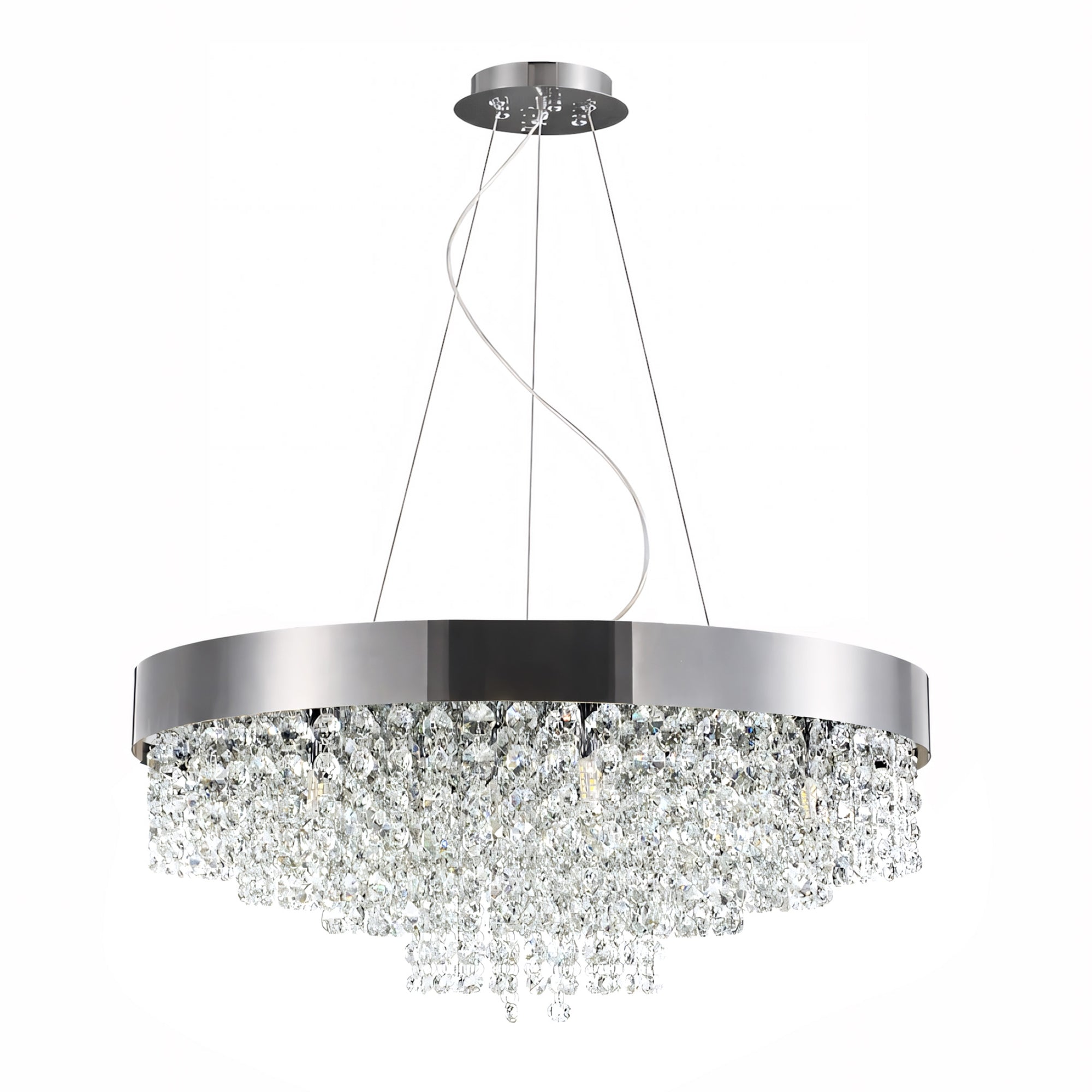 Lampa sufitowa wisząca APP1786-16CP 60 cm Chrom  1