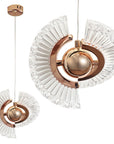 Lampa Sufitowa Wisząca Led Lhj108-2cp Złota  1