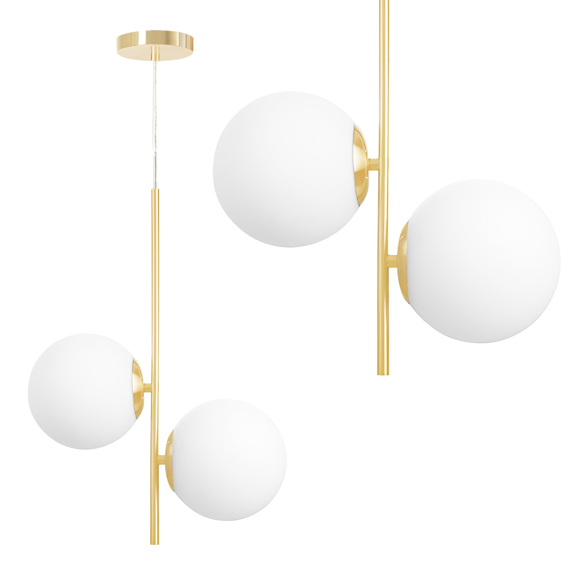 Lampa Sufitowa Wisząca Gold G118-2cp  1