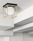 Lampa sufitowa plafon APP1166-1C Gold White