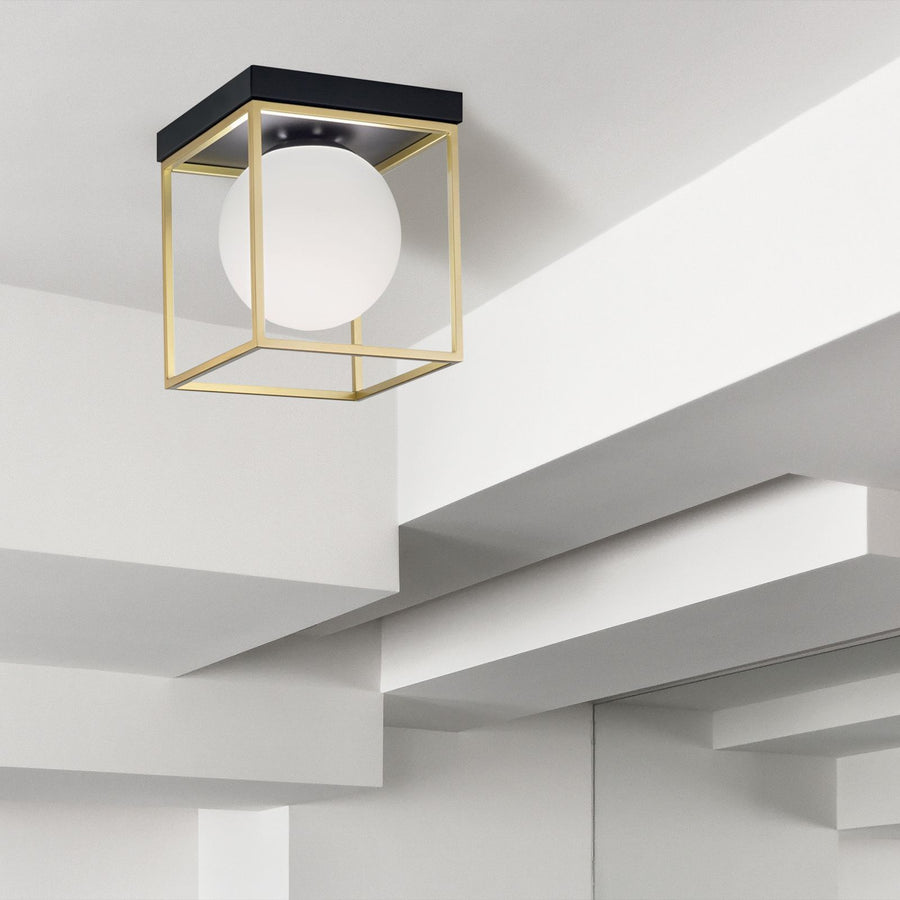 Lampa sufitowa plafon APP1166-1C Gold White