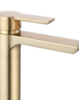 Bateria Umywalkowa REA ARGUS ZŁOTA SZCZOTKOWANA GOLD BRUSH Wysoka