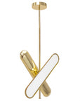 Lampa Sufitowa Wisząca LED APP832-CP Złota  3
