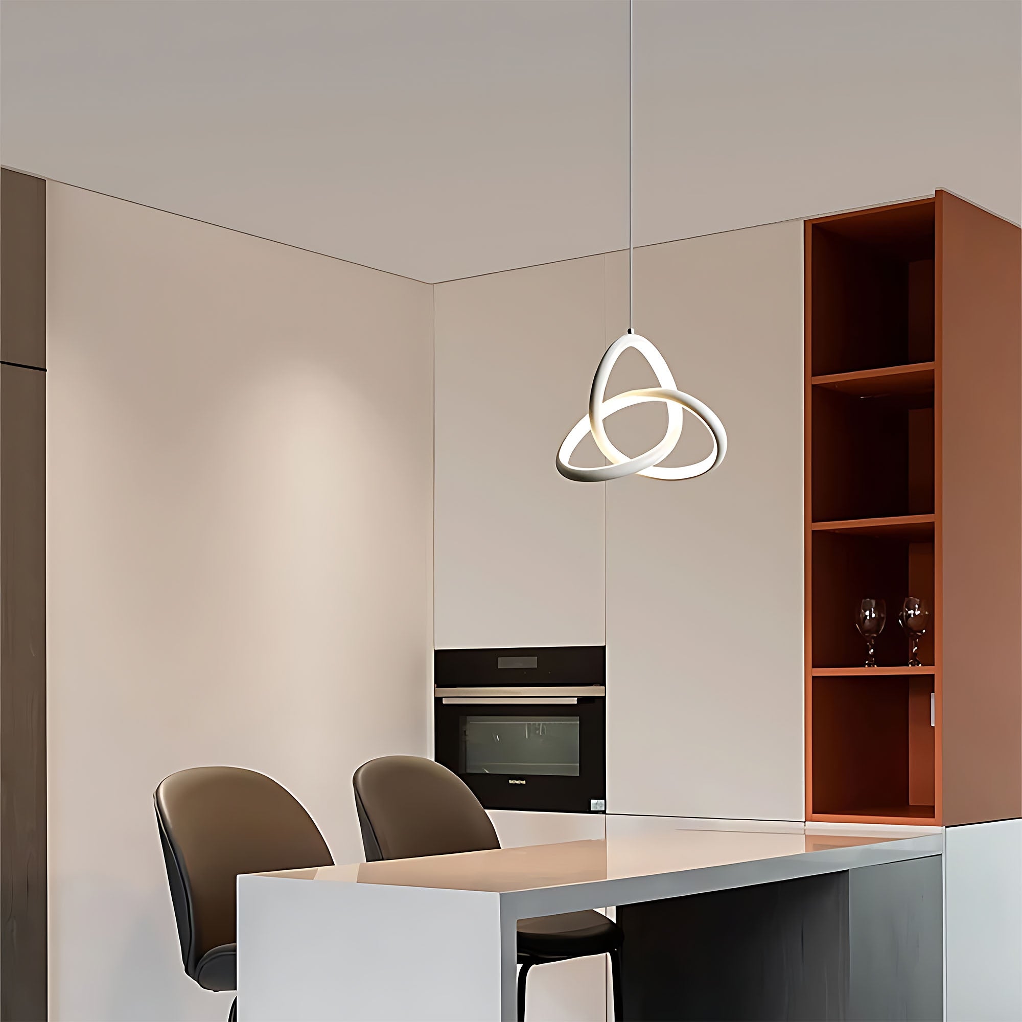 Lampa Sufitowa Wisząca Led App1783-cp Biała  4