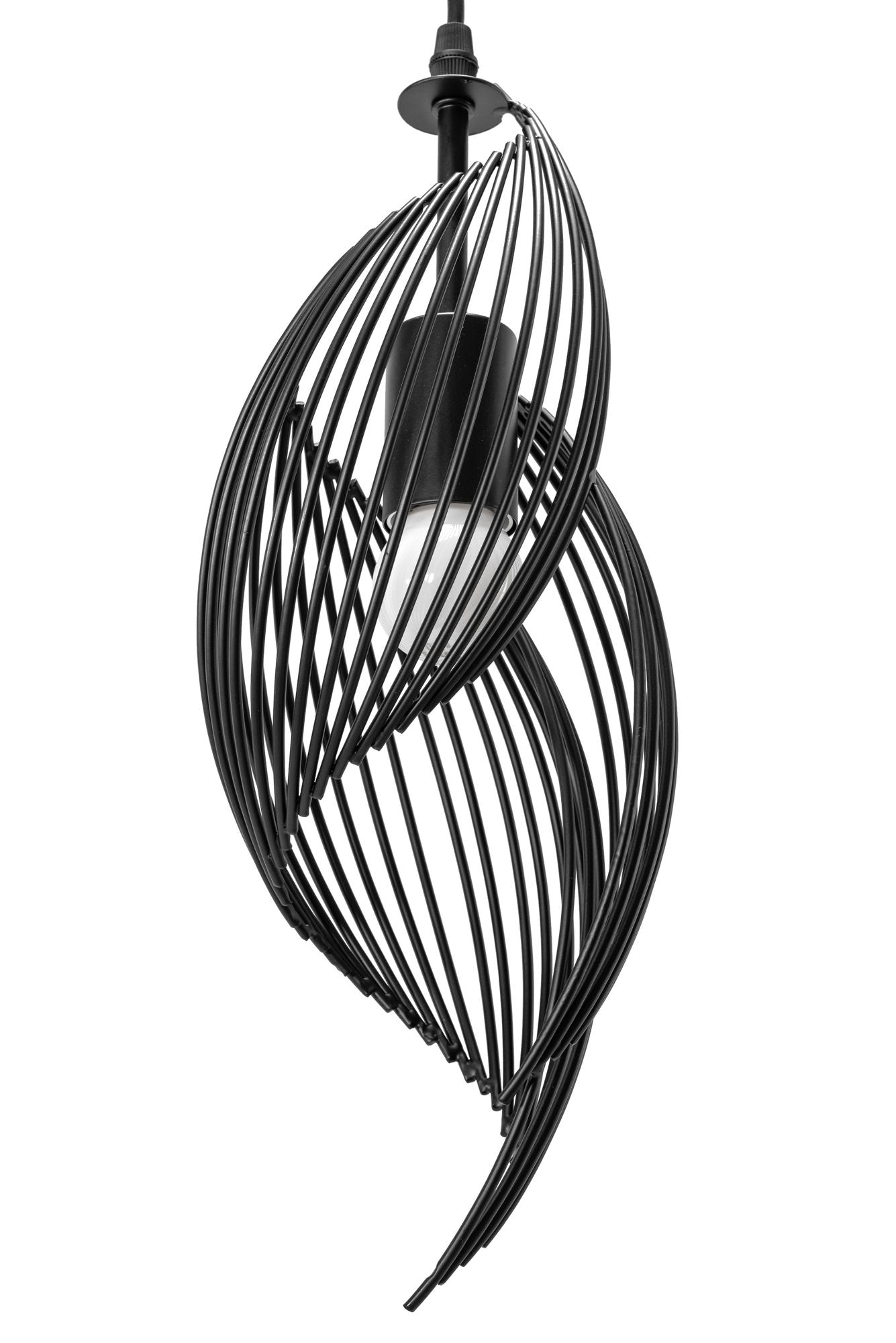 Lampa sufitowa nowoczesna loft APP977-1CP Czarna