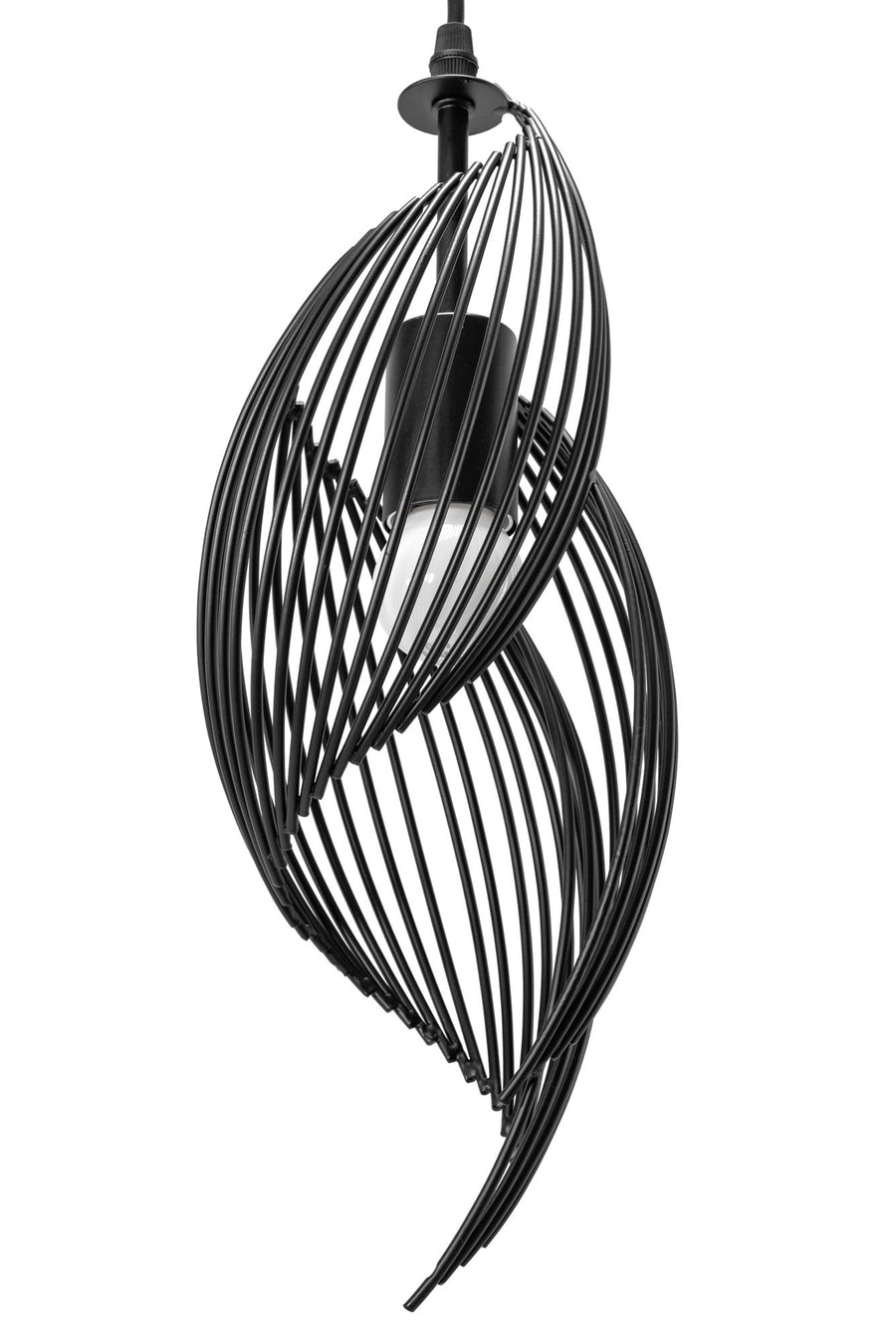 Lampa sufitowa nowoczesna loft APP977-1CP Czarna