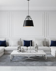 Lampa Sufitowa Wisząca Metalowa APP422-1CP Czarna  5
