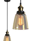 Lampa sufitowa wisząca szklana Verto D