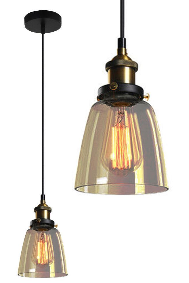 Lampa sufitowa wisząca szklana Verto D