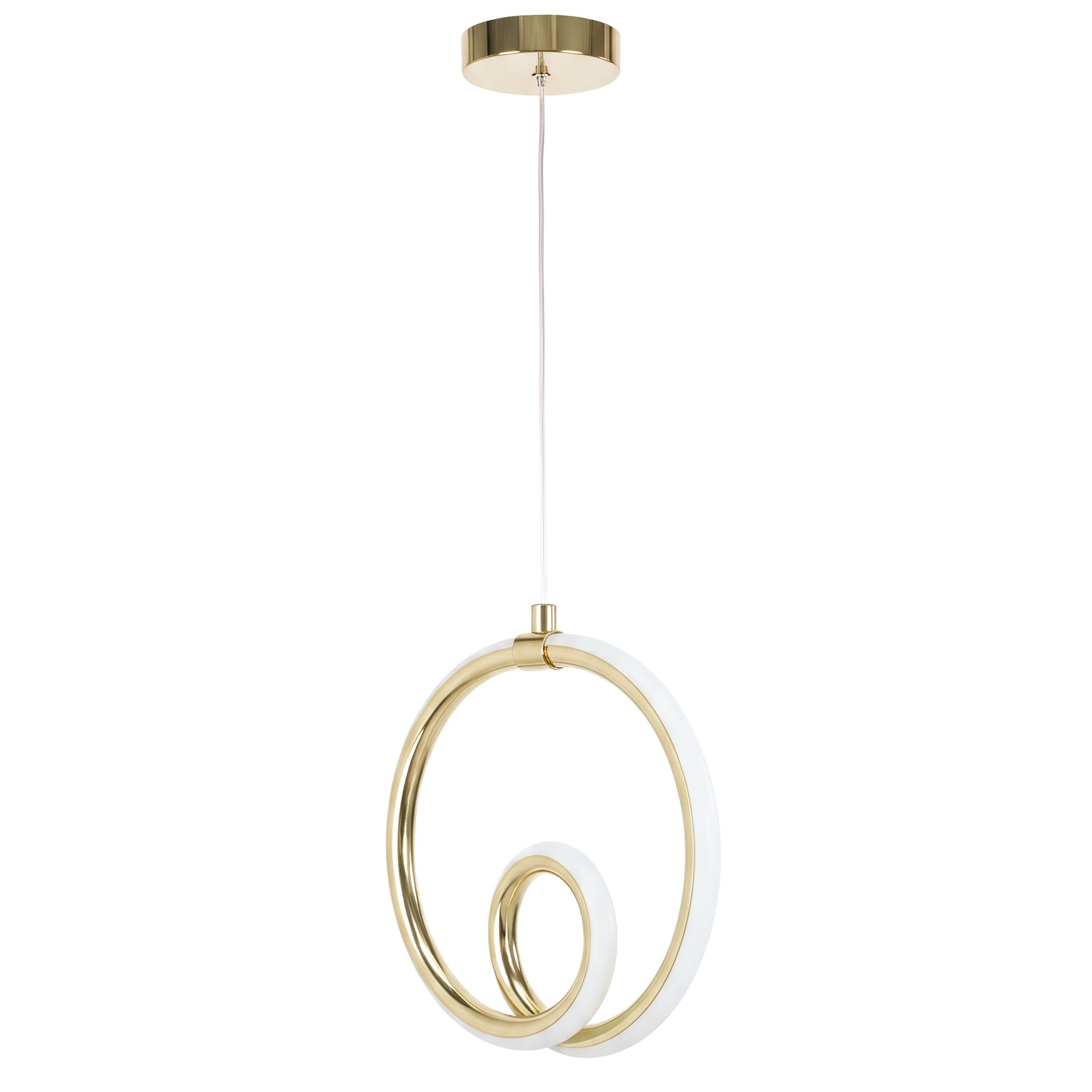 Lampa Sufitowa Wisząca Led Lhj094-1cp Złota  6