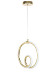 Lampa Sufitowa Wisząca Led Lhj094-1cp Złota  6