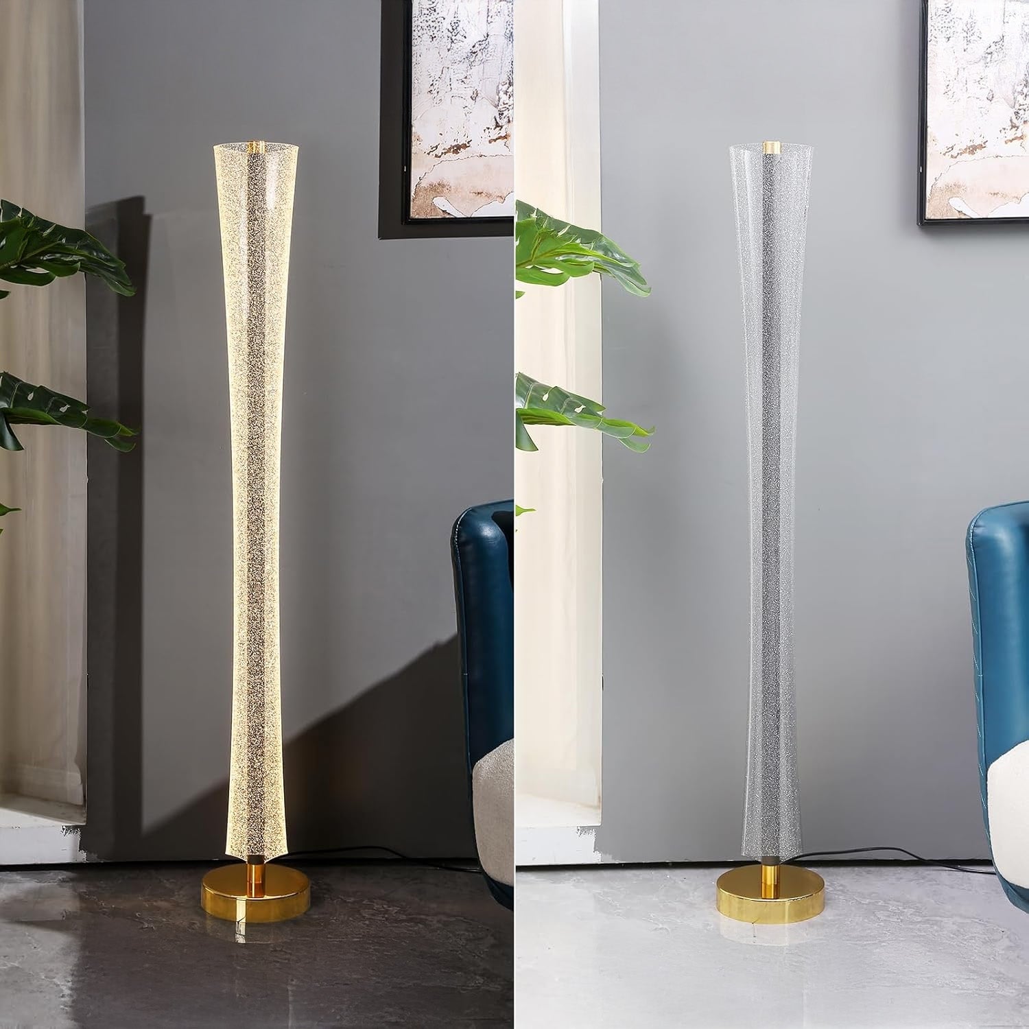 Lampa Stojąca Podłogowa Led Lhj073-f Złota  4