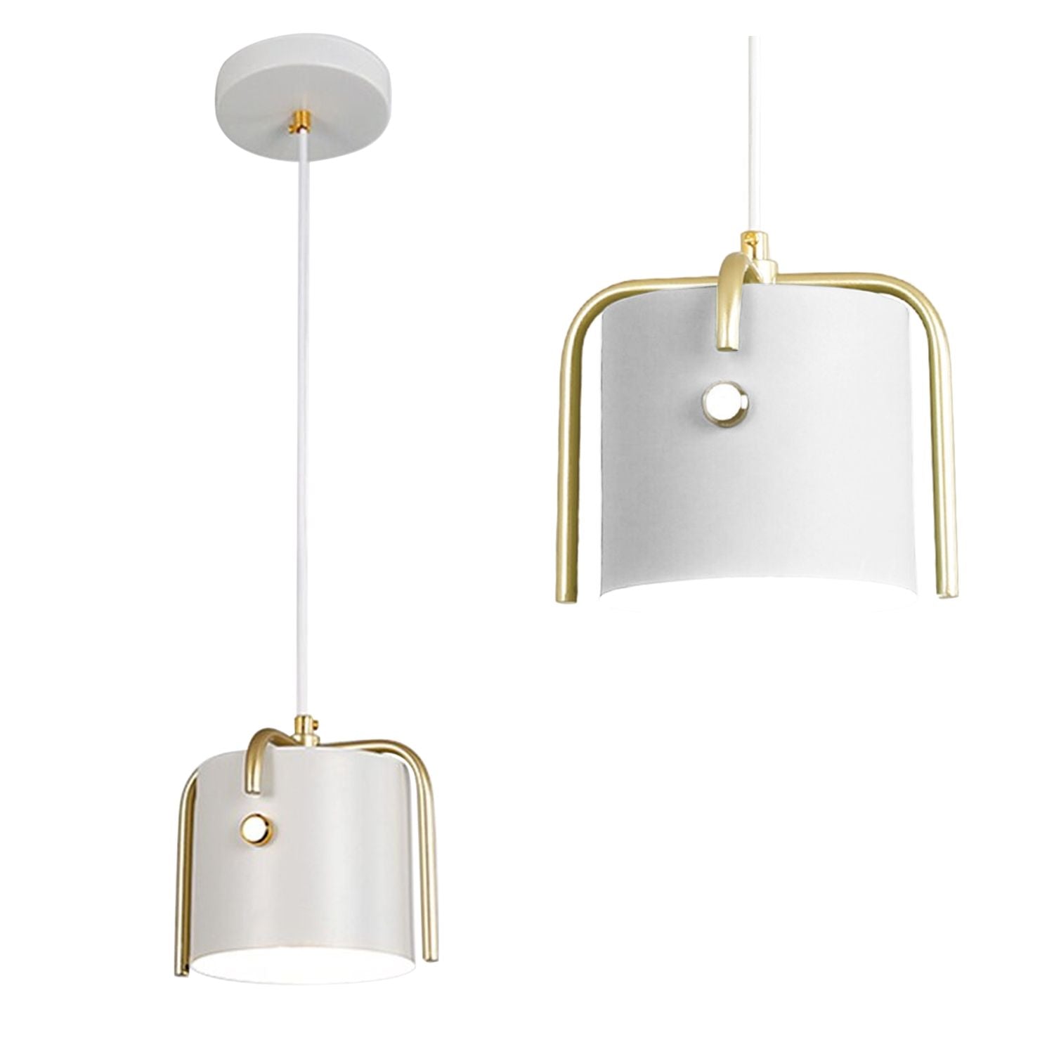 Lampa sufitowa APP935-1CP Elegent Biała