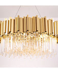 Lampa sufitowa kryształowa APP601-C Złota
